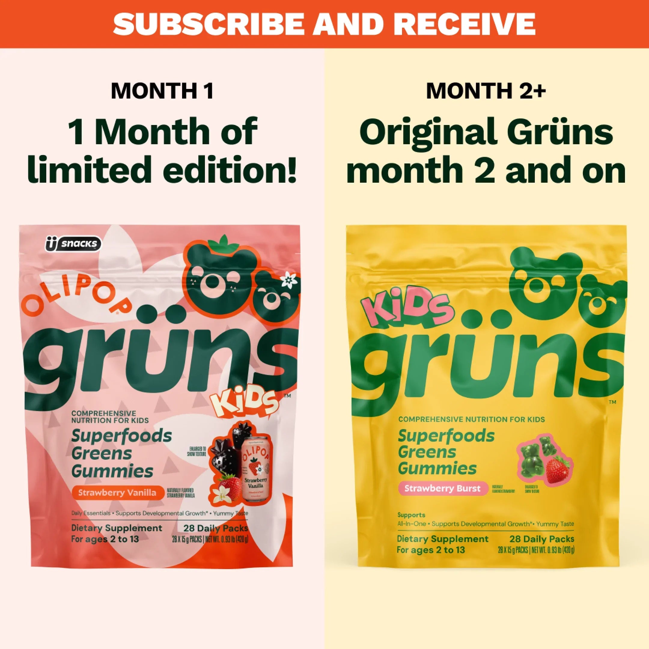Grüns Kids OLIPOP® - Family Daily